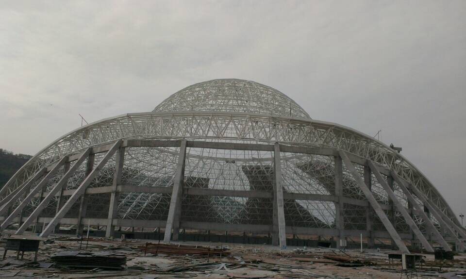 黄山体育场馆网架工程